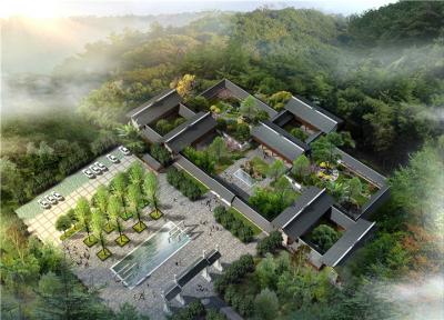 酒店綜合服務(wù)區(qū)（透視圖）